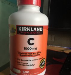 Vitamin C 1000mg Kirkland hộp 500 viên chính hãng của Mỹ
