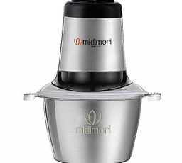 Máy Xay Thịt Đa Năng Thân Inox Chopper Midimori GC-24338 (500W) - Đen - Hàng chính hãng