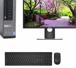 Bộ máy tính Để Bàn Dell Optiplex 9020 (Core i5 - 4570, Ram 4GB, SSD 120GB) Và Màn hình Dell 21.5 inc