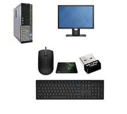 Bộ máy tính để bàn DELL Optiplex 7010 (Chip core i7 2600, Ram 8gb, SSD 120GB+ HDD 500gb ) Và Màn Hìn