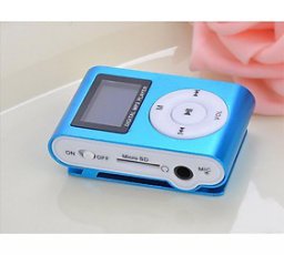 Máy Nghe Nhạc MP3 Mini Màn Hình LCD Hỗ Trợ Micro SD Xanh (32GB)