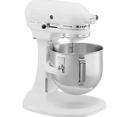 Máy Trộn Bát Nâng Chuyên Nghiệp Heavy Duty KitchenAid 5K5SSWH (4.8L) – Trắng - Hàng Chính Hãng