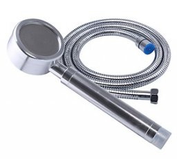 Vòi sen tăng áp lực nước cao cấp + Dây sen ( Màu inox)