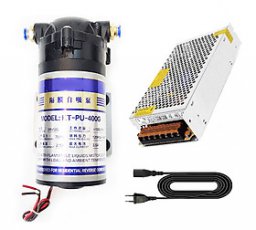 Máy bơm áp lực phun sương lọc nước 24V 138L 400G kèm nguồn