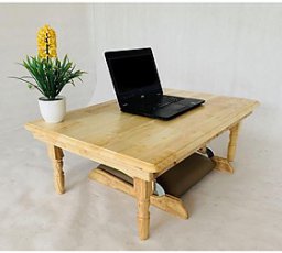 Bàn Gấp Gọn Gỗ Cao Su Chân Tiện 50cm x 70cm