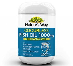 Thực phẩm bảo vệ sức khỏe Fish Oil 1000mg - Dầu cá thiên nhiên không mùi