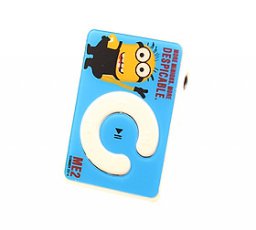 Máy nghe nhạc mp3 chữ C họa tiết hình Minion tinh nghịch tặng tai nghe và dây sạc