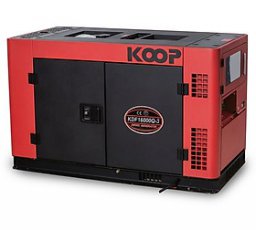 Máy Phát Điện Chạy Dầu Chống Ồn 15KVA Koop KDF16000Q 3 Pha