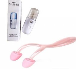 Combo Máy xông mặt xịt khoáng nano mini phun sương cấp ẩm dưỡng da + Dụng cụ massage Mũi xuất Nhật