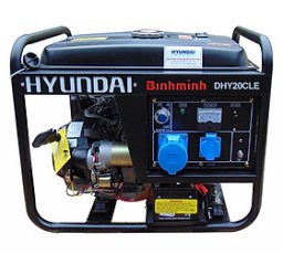 Máy Phát Điện Hyundai Chạy Dầu 1.7KVA-1.9KVA DHY20CLE